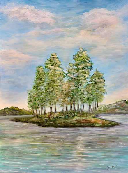 Three Sisters Island 1 KA Print