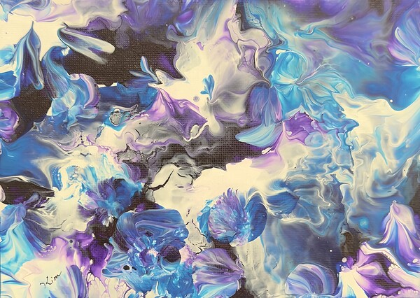 Purple flowers by Kim Ackerman
