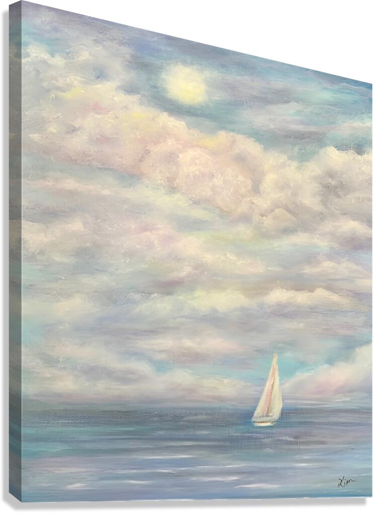 Billowing Clouds Canvas Print