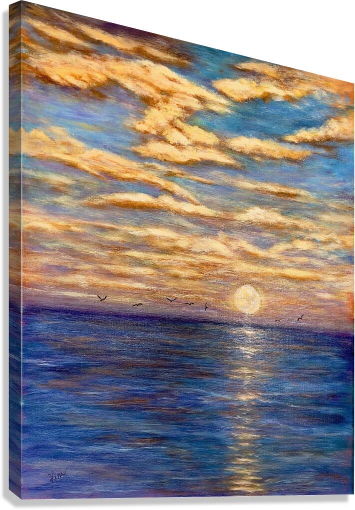 Orange Sunset Canvas Print