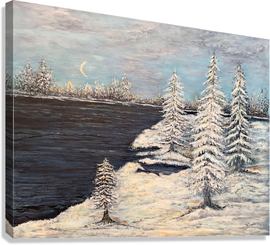 Winterlake Canvas Print