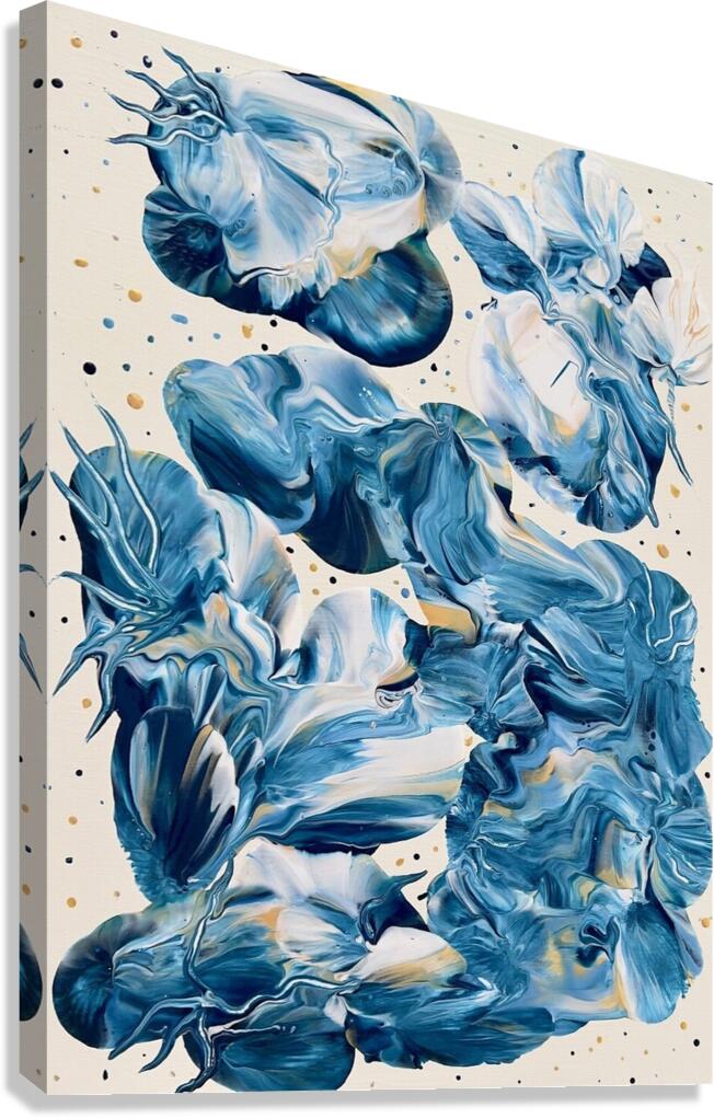 Blue Flowers Canvas Print