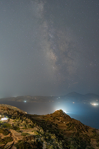 Milky Way over Plaka Greece
