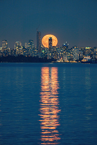 Vancouver Super Moon