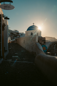 Sunrise in Oia Santorini - Greece