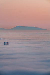 Vancouver Foggy Sunset