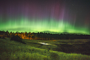 Hornby Island Northern Lights