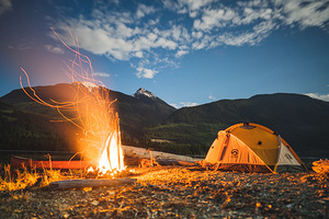 Lilooet Lake Campfire