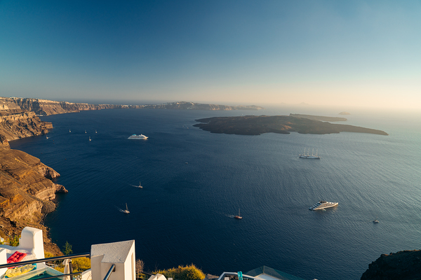Imerovigli Santorini views by Josh Woodman Photography
