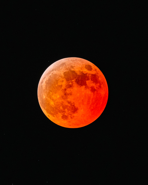 March 2025 Lunar Eclipse by Josh Woodman Photography