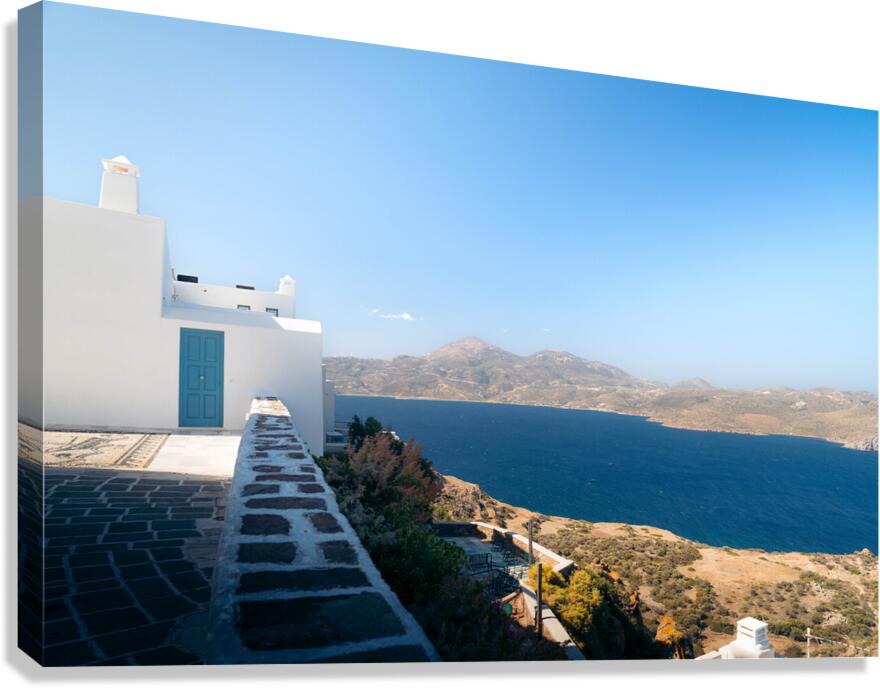 Plaka Views Greece Canvas Print