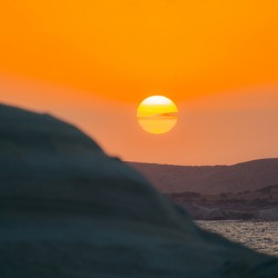 Sunrise at Sarakiniko Greece