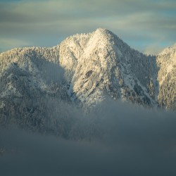 Crown Mountain Snow Capped