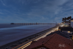 Pier Light Trails