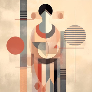 Cubist Abstract Elegance