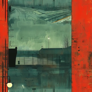 Enchanted Terrain Abstract Landscape