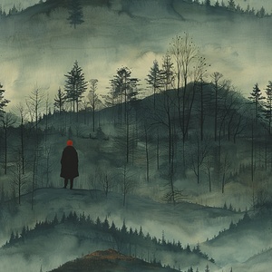 Enigmatic Vista Abstract Landscape