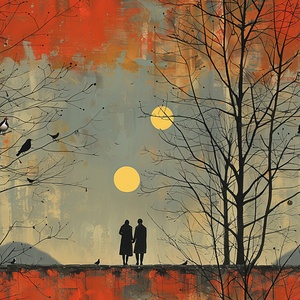 Eternal Horizon Abstract Landscape