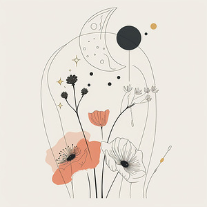 Faded Moonlight and Boho Minimalism