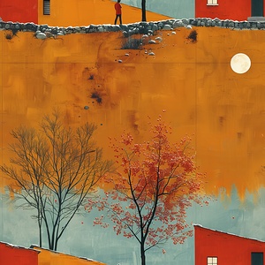 Untamed Beauty Abstract Landscape