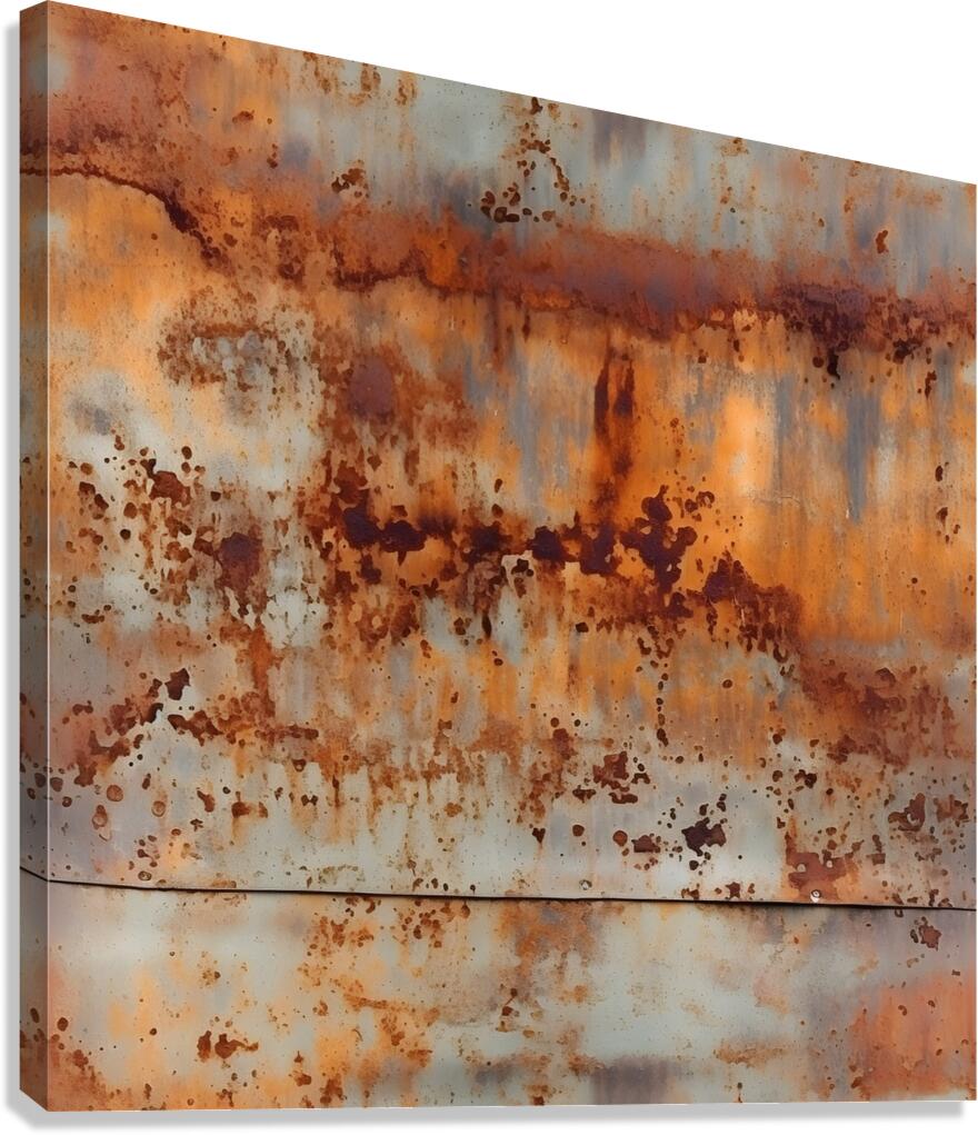 Veins of Rust Heart of Reflection Canvas Print