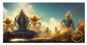 Visnu Kamal Art | Visual Sketches: Divine Canvas Collection