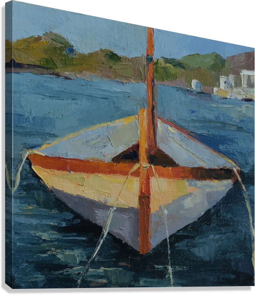 Sailboat in Mallorca  Canvas Print