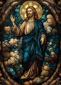 Divine Ascension – Stained Glass Art