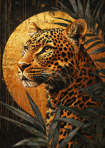 Majestic Leopard – Golden Jungle Elegance