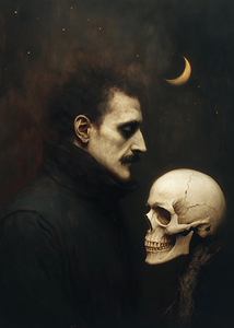 Memento Mori – Edgar Allan Poe Gothic Portrait