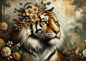 Majestic Tiger in Bloom