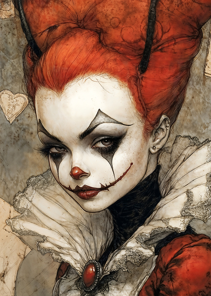 Queen of Hearts – Dark Circus Edition Print