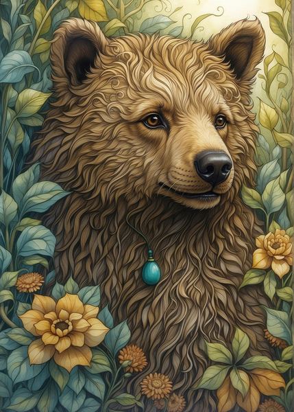 Whimsical Bear Print