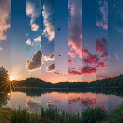 a panoramic photograph capturing the essence of a