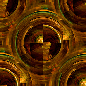 Geometric Tones of Autumn Spices