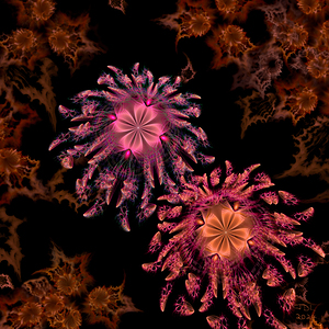 Cosmic Garden in the Night