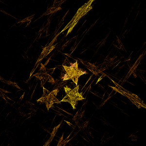 Four Stars on a Broken Crate 