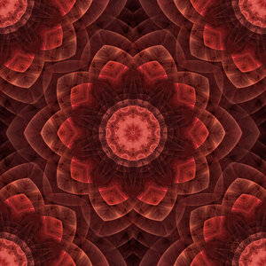 Wooden Floral Mandala