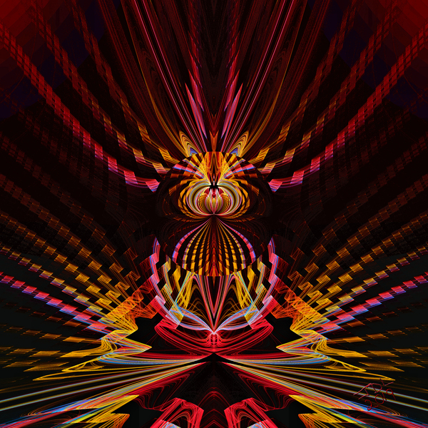 Cat in the Midst of Chaos Print