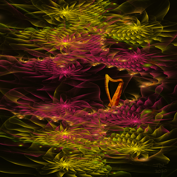 Recital at the Lair of the Dragon  Print