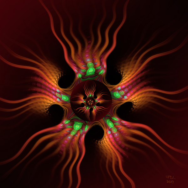 Tentacled Microcosm  Print