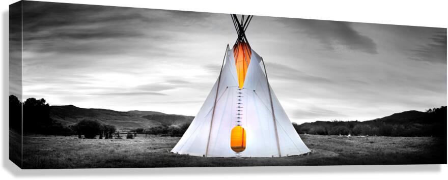 range camp 72x24 Canvas Print