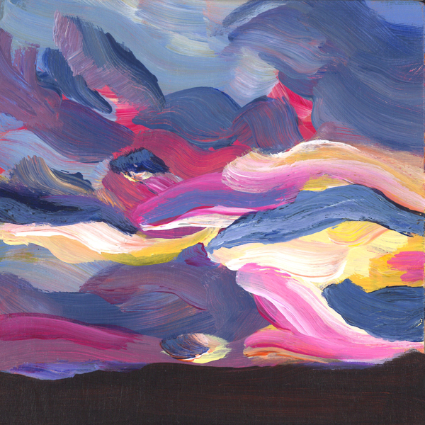 Abstract sunset Print