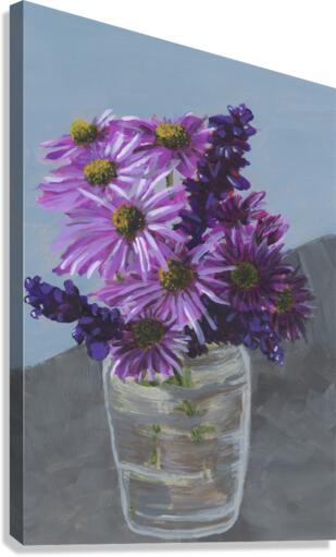 Asters Canvas Print