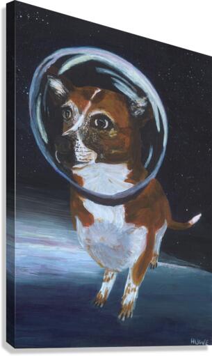Happer in space Canvas Print