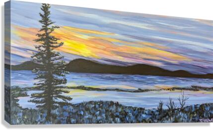 Toad Mountain sunset Canvas Print