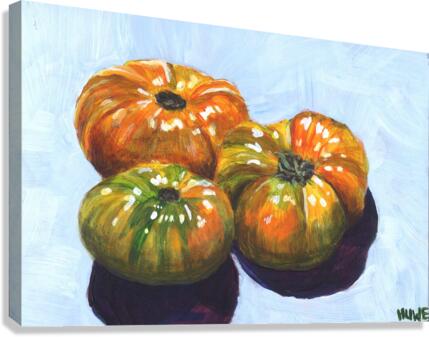 Dads Tomatoes Canvas Print
