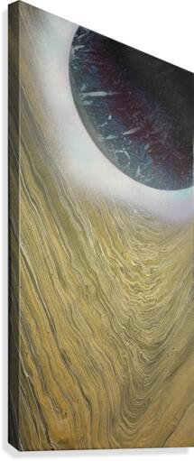 Golden Radiant Canvas Print