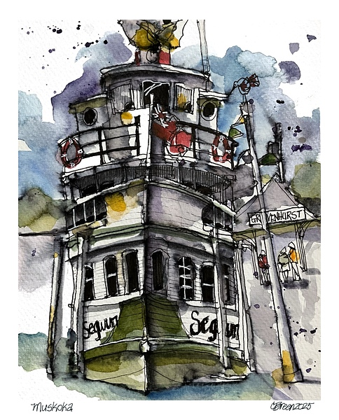  Segwun Steamship by Charlie Breen