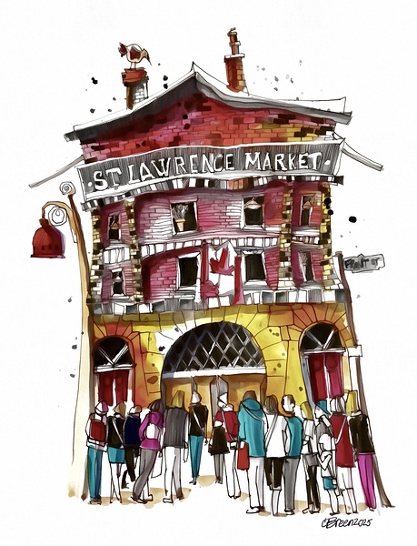St.Lawrence Market Doors Open  by Charlie Breen